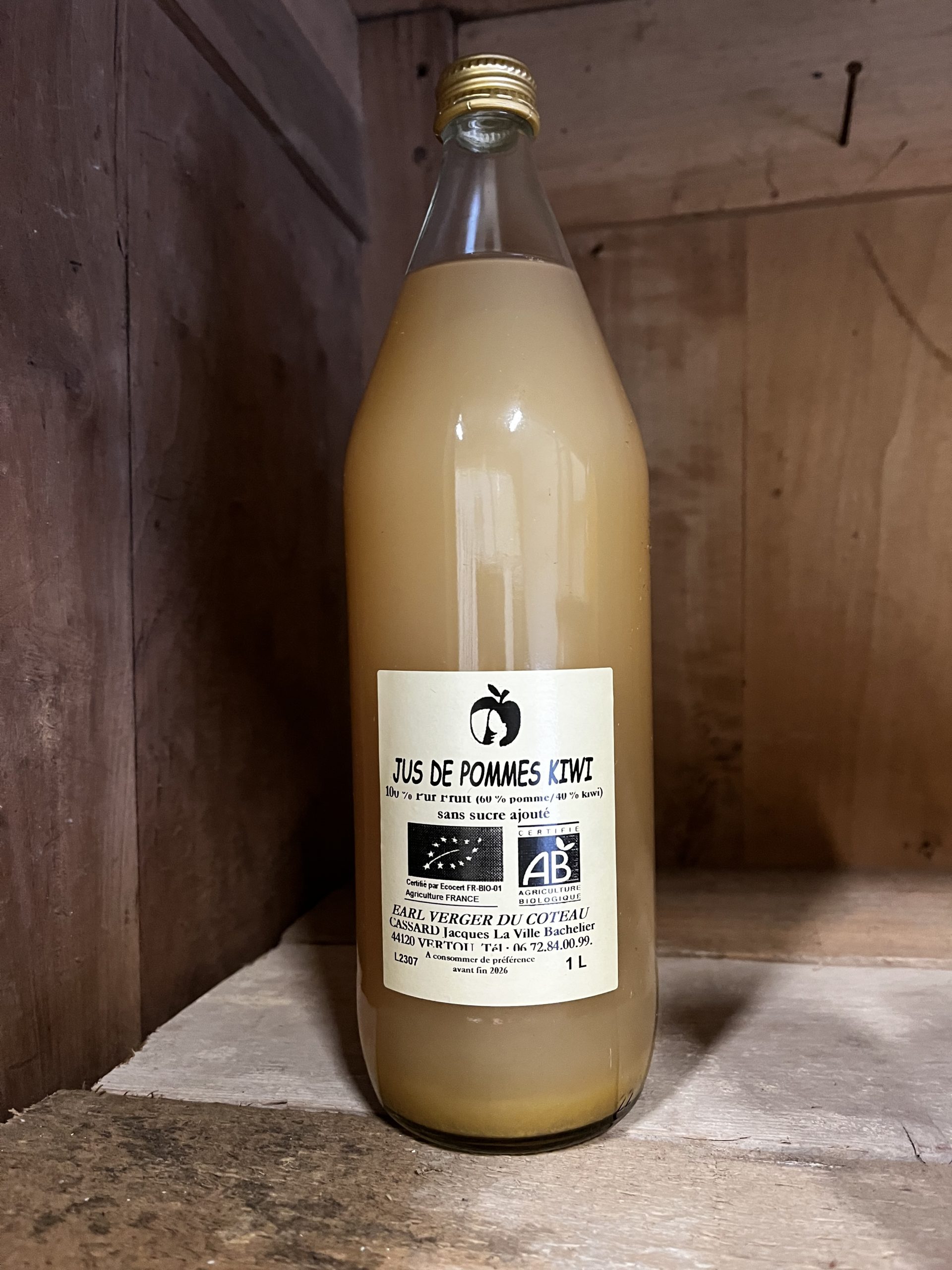 Jus pomme kiwi